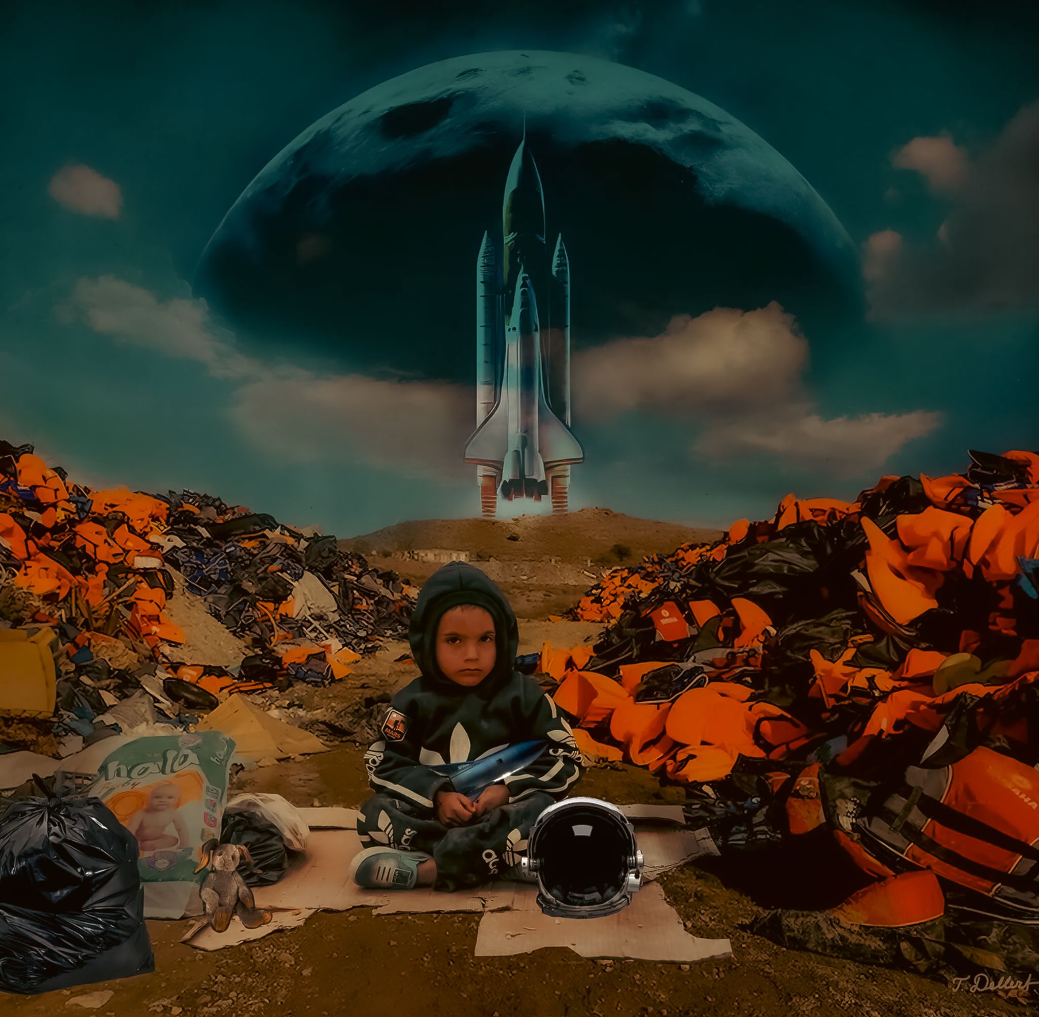 Waiting to leave this planet